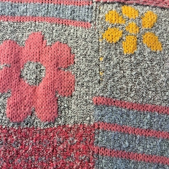 SINCERELY JULES WOMENS COLORFUL FLORAL OPEN CARDIGAN SIZE MEDIUM - Picture 10 of 12